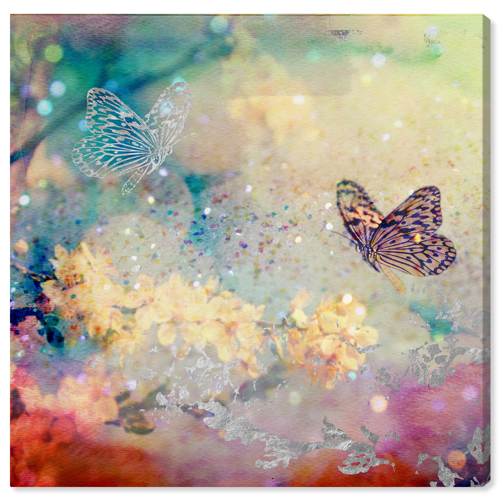 Butterflies Spring Celebration II Floral Tree Wall Picture 8x10 Art Print 