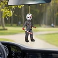thumbnail image 4 of Adornos para árbol de películas de terror, adornos colgantes creativos de terror para Halloween, adornos colgantes de terror para coche, mini adornos para árbol de Halloween, adornos navideños para de, 4 of 4