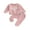 Pink, variant on Bagilaanoe 2PCS Toddler Baby Girl Long Pants Set Letter Print Long Sleeve Sweatshirt Tops + Drawstring Sweatpants 6M 12M 18M 24M 3T Kids Casual Sweatsuits