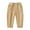 Khaki, variant on GigrtiJin 3-10 Years Toddler Boys Cotton Casual Pants Solid Color Elastic Waisted Straight Leg Pants with Pocket