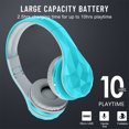 thumbnail image 4 of Vntub Deals Clearance Under 5 Headphones Bluetooth Headphones Over Ear,Foldable Wireless And Wired Stereo Headset,For Cell Phone,Pc,Soft Earmuffs & Light Weight For Prolonged Wearing, 4 of 9