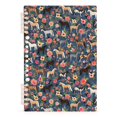 thumbnail image 7 of FORMRS 1-Subject Spiral Notebook 8" x 5" College Ruled 60 Refillable Sheet A5 Hard Cover, 2 Pack, Blue Floral Horses Pattern, 7 of 7