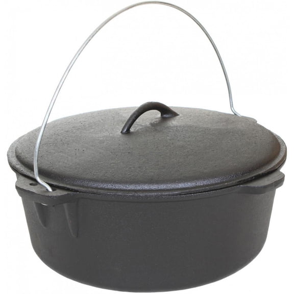 Cajun Classic 16-Quart Seasoned Cast Iron Dutch Oven