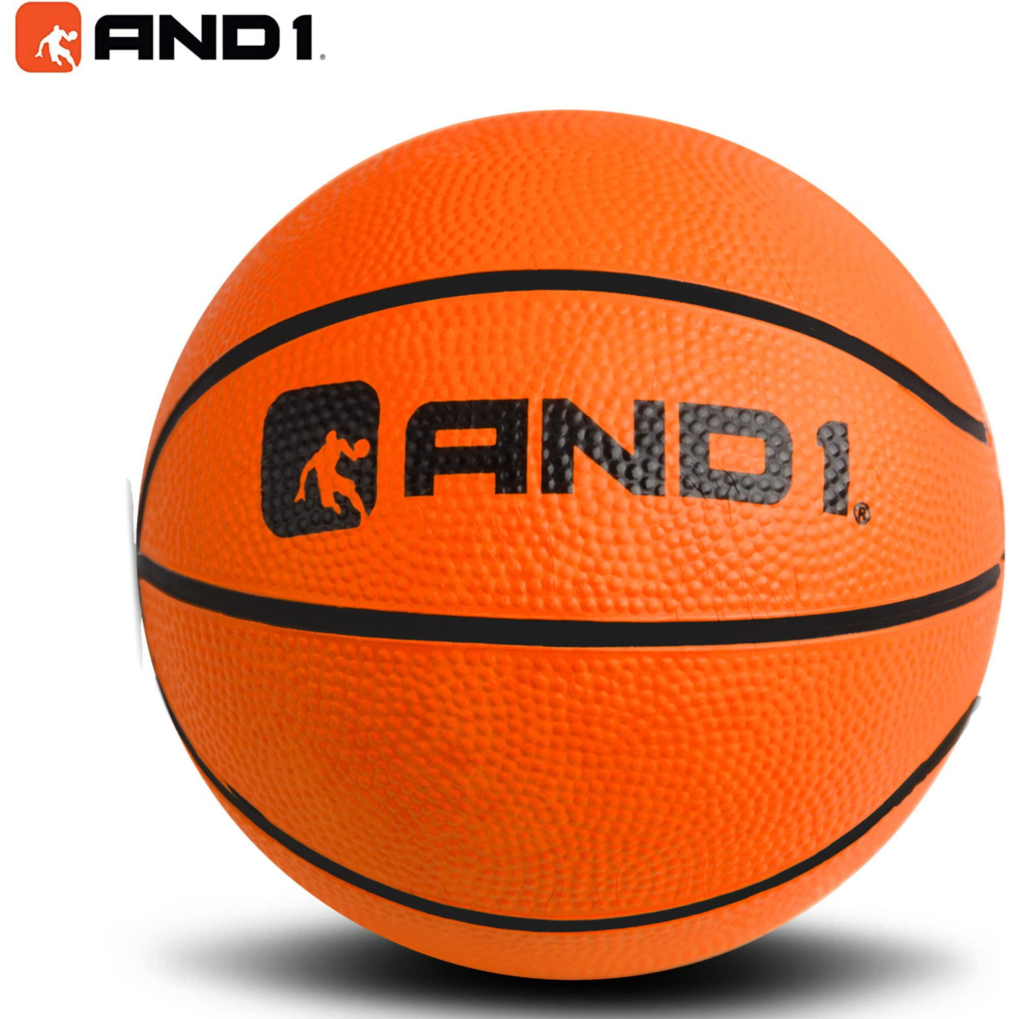AND1 Over the Door Mini Basketball Hoop Set, 18"x12" Shatterproof Backboard, 1 Mini Basketball & Hand Pump, No Tools Indoor Use