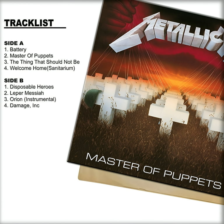Remastered Vinyl LP - Metallica: Master Of Puppets, Rock