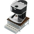 thumbnail image 5 of Sturdy Stackable Coffee Pod Drawer Organizer - 2-Tier Storage for 72 K-Cups, Wood & Metal Design with Non-Slip Base, 5 of 5