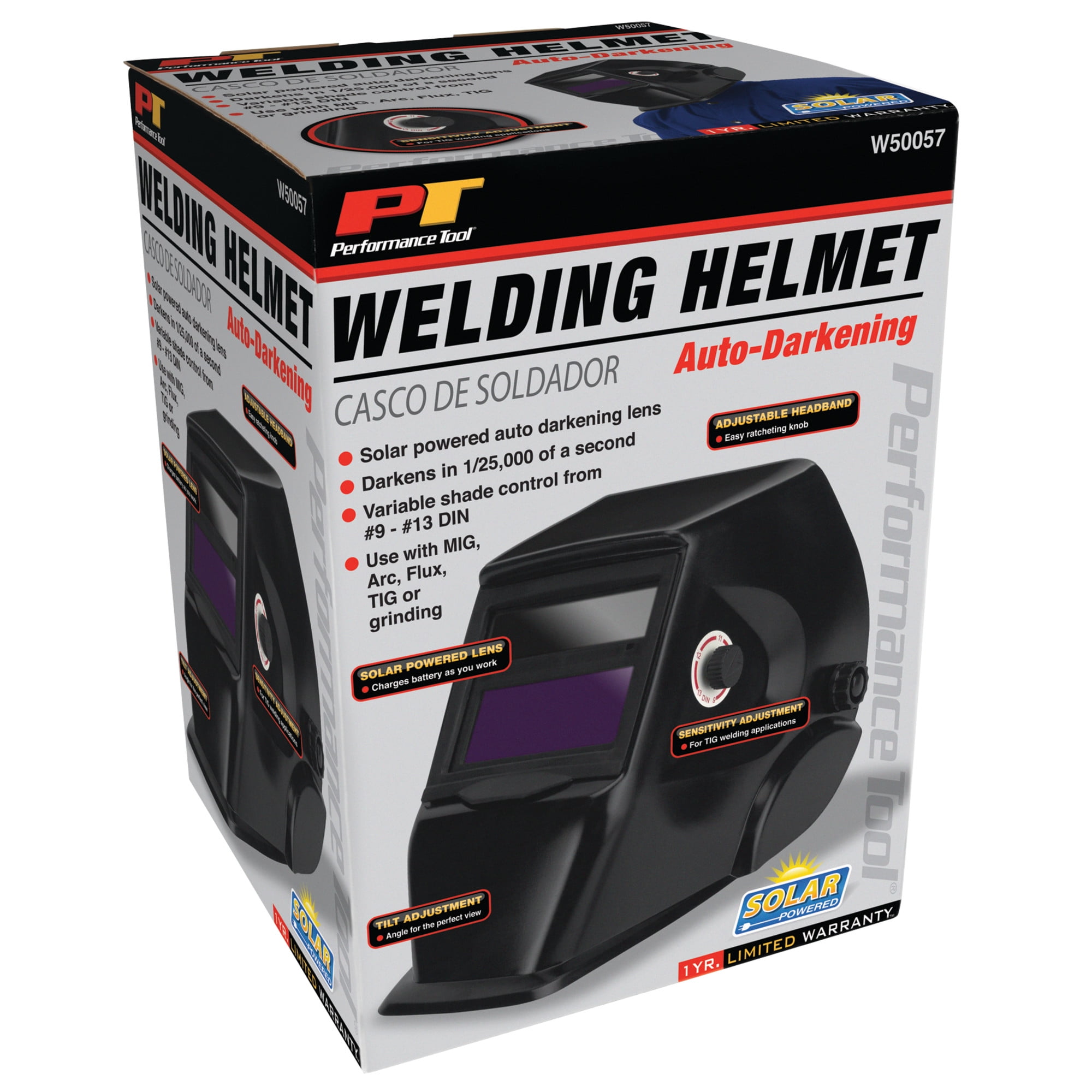 Performance Tool W50057 Auto-Darkening Welding Helmet