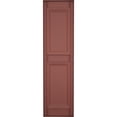 thumbnail image 5 of 12"W x 43"H EverColor Raised Panel Exterior Vinyl Shutters, w/Installation Shutter-Lok's & Matching Screws (Per Pair), Burgundy Red, 5 of 9