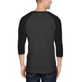 thumbnail image 4 of Ma Croix Mens Baseball Raglan 3/4 Sleeve T-Shirts Activewear Team Jersey, 4 of 6
