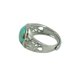 thumbnail image 5 of Anillo Ajustable de Turquesa Natural Sunnimix Ronda Cabujón Retro 10 mm, 5 of 6
