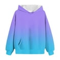 thumbnail image 5 of Clothes For Teen Girls Girls T Shirts Size 14-16 Girls Oversized Crewneck Sweatshirts Kids Fashion Fleece Drop Shoulder Pullover Hoodies Tops, 5 of 5