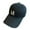 Black, variant on Men's 3D LA Letter Embroidery Baseball Cap Couple Versatile Casual Dad Hat Grey One Size