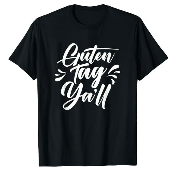AALJY Guten Tag Y'all Germany Class German Teaching Teacher,Fashion Casual T-shirt