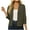 savings tops#01_Army Green, variant on Womens 3/4 Sleeve Short Shrugs Open Front Cropped Cardigan Sweater Elegant Knit Shirt Jackets