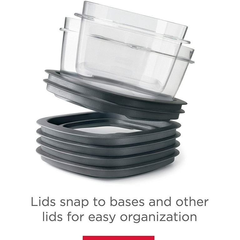Rubbermaid Premier Food Storage Container Set, 28 Pieces, Easy