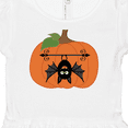 thumbnail image 4 of Inktastic Halloween Pumpkin Funny Bat Girls Baby Dress, 4 of 5