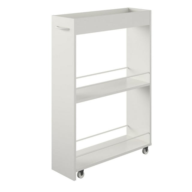 Ameriwood Home Trestle Laundry Cart, White