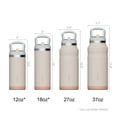 thumbnail image 5 of SURFVEN 18 oz Double Wall Stainless Steel Insulated Water Bottle with Leak Proof Flip Straw Lid, Egg Shell, 5 of 9
