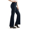 thumbnail image 2 of Jordache Women's High Rise Flare Jeans, Available in 27", 30", 32" Inseams, 2 of 3