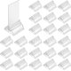 thumbnail image 1 of 24 soportes acrílicos para tarjetas de lugar, soportes transparentes para tarjetas de juego, pequeños soportes para tarjetas de mesa de boda, soportes para carteles de mesa para tarjetas de boda,, 1 of 5