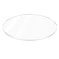 thumbnail image 2 of 1/4" Plexiglass Sheet, 11 Inch Diameter Clear Acrylic Circle, Cake Disk, Table Top, Backdrop - 1 Piece, 2 of 5