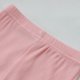 thumbnail image 5 of Odeerbi 1-7 Años Niñas Mallas de Punto de Canalé Con Ribete de Lechuga Mallas Elásticas Capris Pantalones de Verano Casual Cintura Elástica Pantimedias Recortadas, 5 of 6
