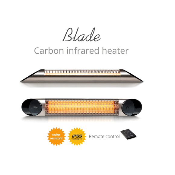 Restored - Veito Blade 1500W Infrared Heater (Silver) - Like New