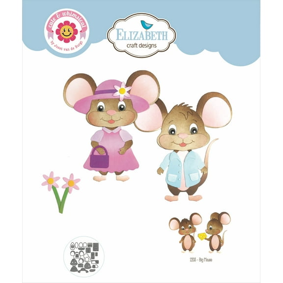 Elizabeth Craft Metal Die-Big Mouse