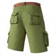 thumbnail image 3 of pstuiky Pantalones cortos deportivos, Pantalones cortos casuales de moda para hombre con múltiples bolsillos, estilo cargo, para trabajo, lisos Pantalones cortos de baloncesto, 3 of 3