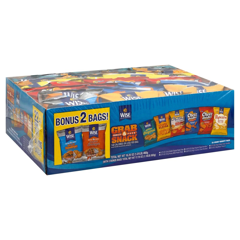 Wise Grab and Snack Variety Pack (50 ct.)