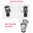 thumbnail image 4 of YELANGU Video Monitor Mount Mini LED Light Bracket Holder Ballhead Aluminum Alloy with Cold Shoe, 4 of 8