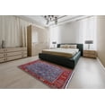 thumbnail image 4 of Ahgly Company Indoor Rectangle Mid-Century Modern Light Purple Blue Oriental Area Rugs, 2' x 3', 4 of 6
