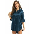 thumbnail image 2 of Women's Sexy Nightdress Sleepwear Nightgown Sleep Shirt Pajama Lingerie Lady, 2 of 8