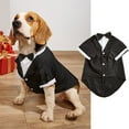 thumbnail image 6 of Aurgiarme Dogs Jumpsuit Pet Wedding Traveling Walking Shirt Pet Jumpsuit Pet Tuxedo Shape Jumpsuit Dogs Shirt for Small Dogs, 6 of 9