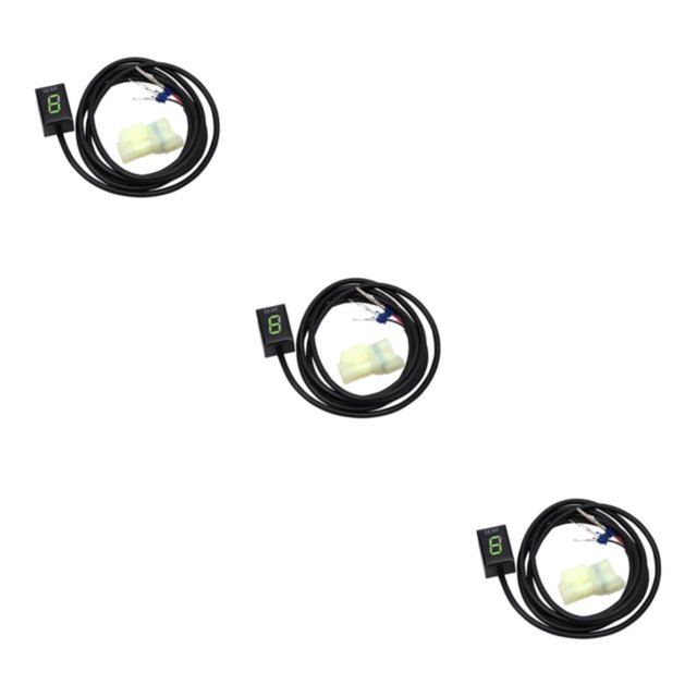 relayinert Speed Gear Display Motorcycle Indicator Motorcycle Gear Gear Gear Indicator green 3Set