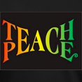 thumbnail image 3 of CafePress - Teach Peace T Shirt - Mens Tri-blend T-Shirt, 3 of 4