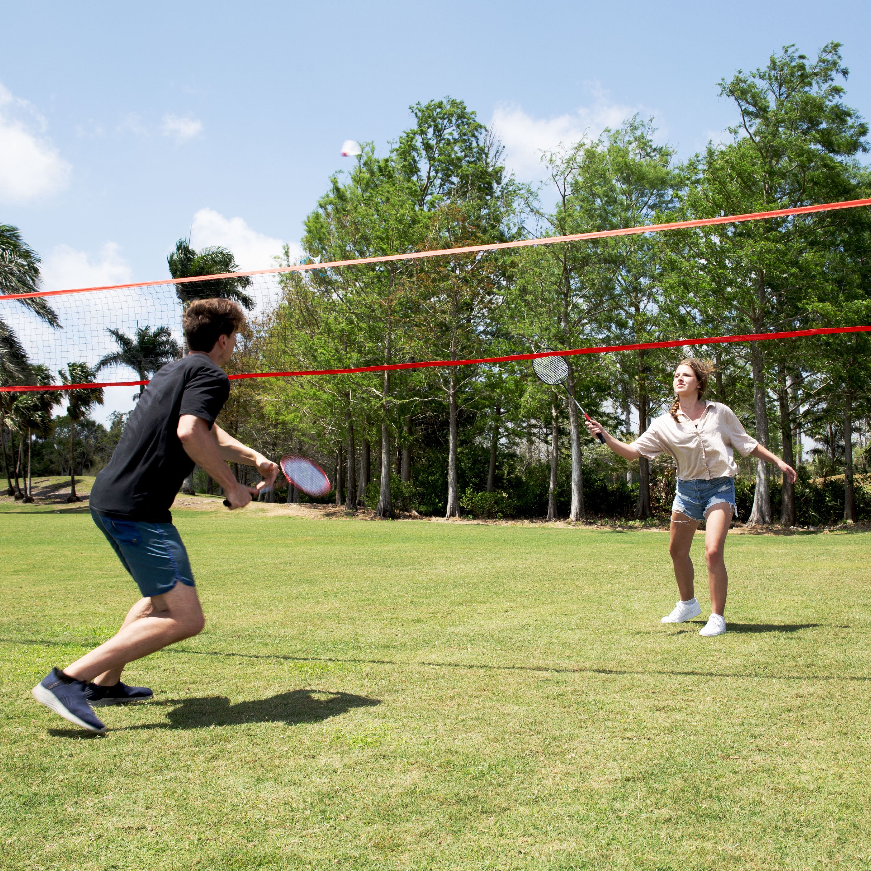 Competitor Volleyball and Badminton Combo Set by MD Sports