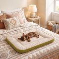 thumbnail image 6 of Woven Fabric Pet Mat Scratch Resistant Pull Proof Washable All Seasons Quilted Padding Non Slip for Cats Small Dogs Crate Floor Furniture, 6 of 6