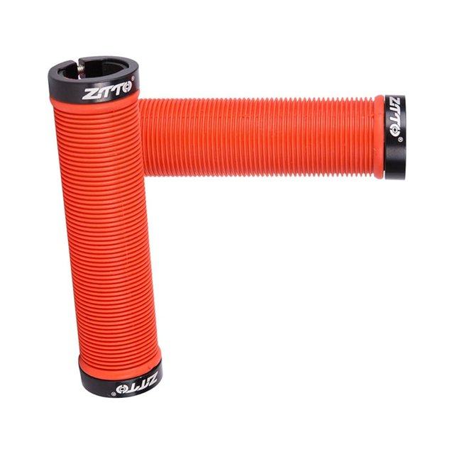 heritaly ZTTO 2X Poignées de Guidon Durabilité Antidérapantes de Haute Qualité Poignées de Vélo Style Poisson d'Intallation Rouge 1Ensemble