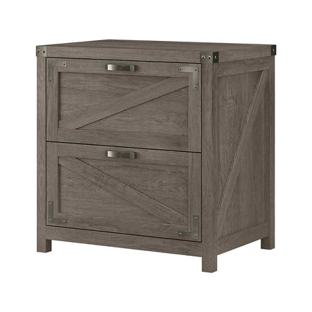 UPC: 0042976128975 | Bush Furniture Knoxville 2 Drawer Lateral File Cabinet by Restored Gray