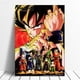 thumbnail image 1 of Cuadro Decorativo Dragon Ball Z Personajes Canvas Listo Para Colgar 28x41cm Jungle Art Impresion Tela Arte, 1 of 6