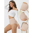 thumbnail image 3 of Unique Bargains Women's Soft High Waist Tummy Control Briefs Underpants L Light Pink, 3 of 6