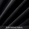 thumbnail image 2 of Boho Decorative Soft Velvet Throw Pillow Covers with Plush Balls Solid Cushion Case for Couch Bed Sofa, Black, 18x18 inch, 2 Packs, 2 of 7
