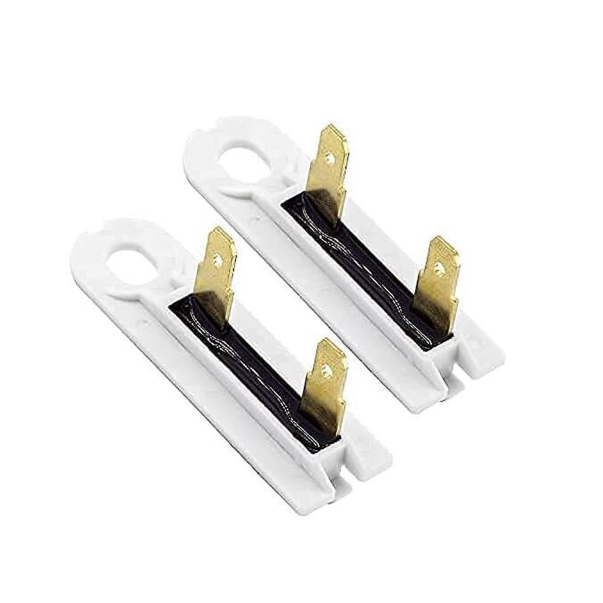 Tineasur 2Pcs Dryer Thermal Fuse Replacement Part with Temperature Control for Appliance Light Grey
