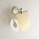 thumbnail image 2 of Soporte de papel enrollable para baño, soporte de montaje en pared dorado kaili Sencillez, 2 of 2