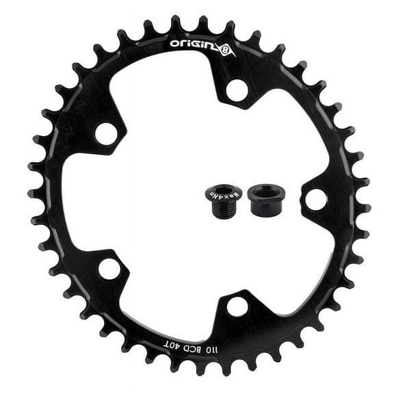 Origin8 Holdfast Oval 1x Chainring 40t 110 BCD 5-Bolt 10/11-Speed Aluminum