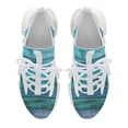 thumbnail image 5 of Blue Old Wood Texture Walking Shoes for Men Woman Lightweight Tennis Fashion Elastic Sports Shoes Cushion Basketball Shoes, 5 of 7