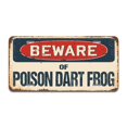 thumbnail image 1 of SignMission A-LP-04-964 Beware of Poison Dart Frog Aluminum License Plate, 1 of 1