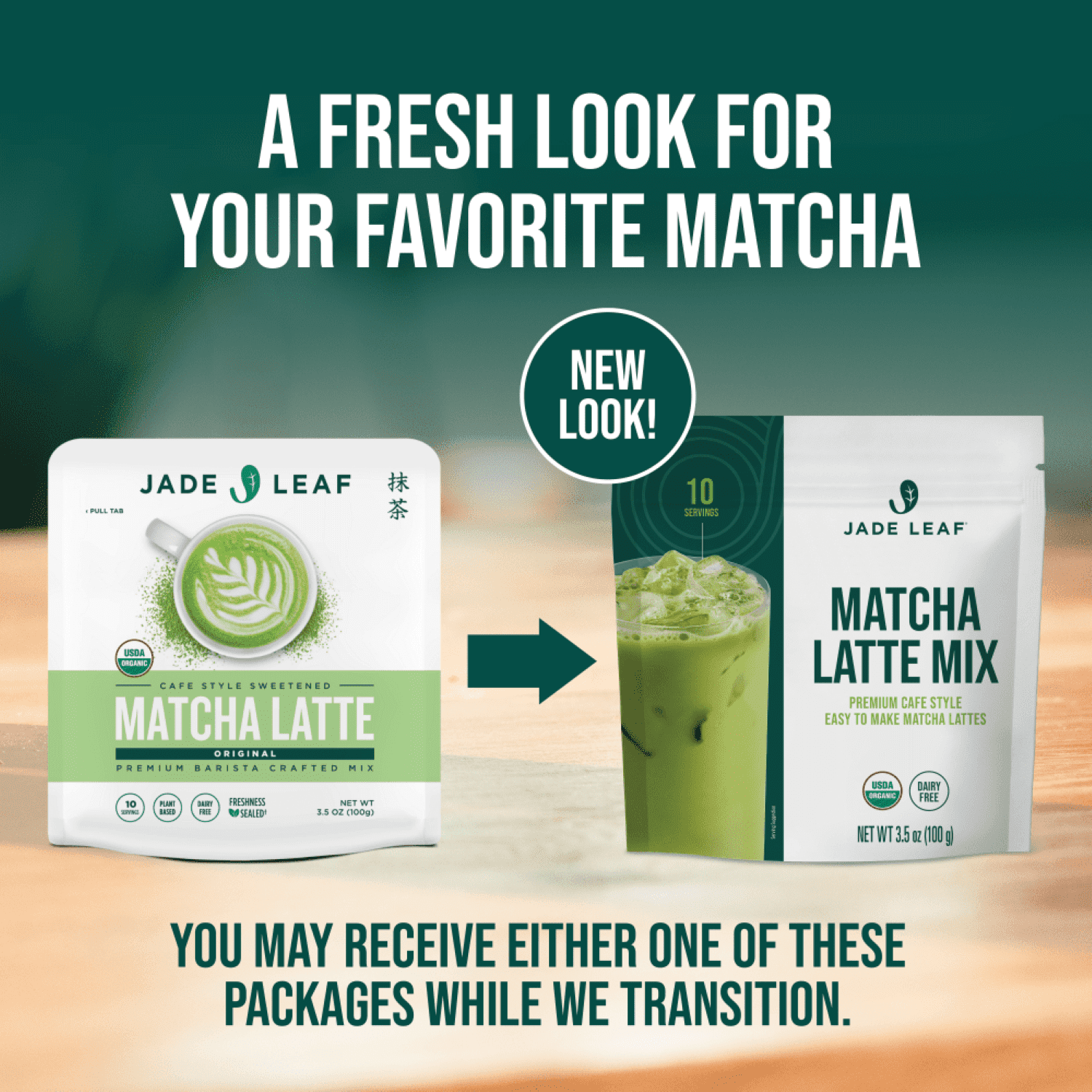 Jade Leaf Matcha, Organic Latte Mix, Powdered Tea, 3.5 Oz
