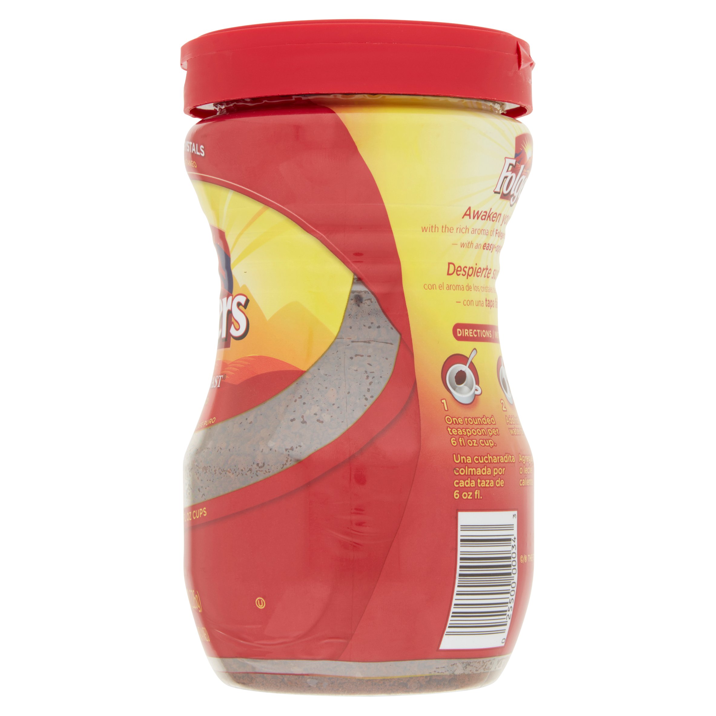 7Pack Folgers Classic Roast Instant Coffee Crystals, 8Ounce Jar eBay